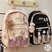 대용량배낭 무드 하이 중고생백팩 여성 하라쥬크 ULZZANG 책가방 중학교 2332965833