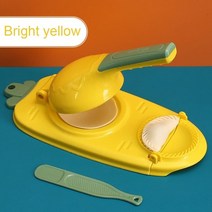 만두피기계 주방 도구 만두 제조기 DIY 키트 래퍼 프레스 수동 절약 라비올리 Empanadas 반죽 피부 전기판, 02 Yellow1