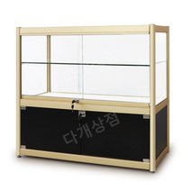 블랙 스팽글 카페 쇼케이스 베이커리 냉장 업소용 인테리어 호텔 빵 케익 유리 진열대 쿠키, A형 120x50x90(강화 유리 스폿 포함)