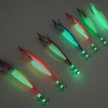 UV 에기 쭈꾸미 에기 갑오징어 한치 수평에기 낚시 오징어 UV코팅, (05)핑크