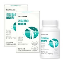 뼈튼튼 뼈로가는 리얼칼슘 뼈애착 1000mg x 60정 뼈건강 초록입홍합 MSM, 1박스