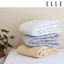 엘르파리 마리즈 면 매트커버Q, 화이트