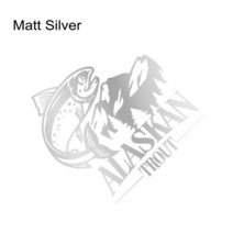 인테리어 필름 픽업 전신 송어 스티커 르노 알라스카 트럭 그래픽용 마운틴 데코 데칼 자동차 비닐 커버 액세서리, [09] Matt Silver, [01] 1 Piece