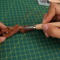 조각칼 도장칼 조각도 판화 목공 미술 서각도 4P 세트, 4p050510YS