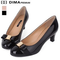 디마 디마 소가죽 애나멜 리본장식 펌프스 6cm (WDT5060)