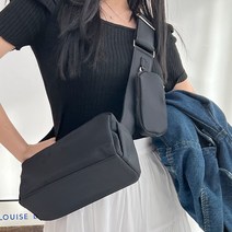 포인바이수 데일리 스퀘어 크로스백 동전지갑 카세트백 개강룩 신학기 캠퍼스룩