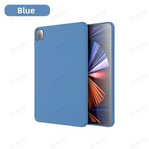 ebook리더기 이북 북 전자책 단말기 전자북아이패드 프로 11 2018-2021 액체 실리콘 케이스 7 8 9 세대 10.2 미니 6 커버 12.9 에어 4 5, 02 Blue, 03 iPad Air 4 5 10.9