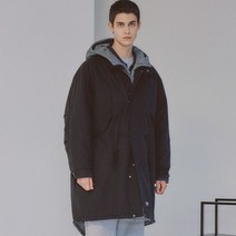 국내 정품 매장판 커버낫 Covernat 리버시블 퀼팅 M-51 피쉬테일 파카 - 블랙