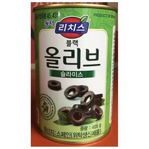 제이스토어 / 식재료 식당용 블랙올리브 슬 리치스 405g X4, 본상품선택