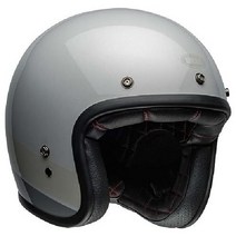 Bell Custom 500 벨 커스텀 오픈 페이스 오토바이 헬멧 솔리드 매트 블랙, 1 Apex 글로스 실버 플레이크