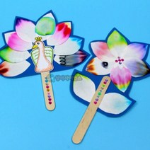 크로마토그래피 부채 만들기 6인 세트