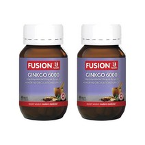 Fusion 퓨전 은행잎 추출물 Ginkgo 60정, 2개