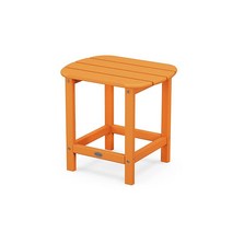 POLYWOOD SBT18BL 사우스 비치 45.7cm(18인치) 야외 사이드 테이블 블랙, Tangerine
