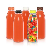 페트병 플라스틱병 쥬스페트500ml(A) 35파이, 연두, 1개