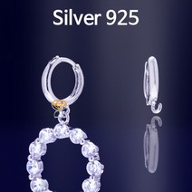 실버 925 귀걸이 재료 부자재 링 DIY 비즈 순은 만들기 세공 공방 부자재 부속 순 악세사리재료 은