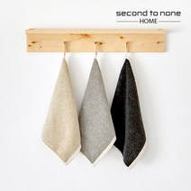 [세컨투넌] 항균 소취 기능성 핸드타올 60g x 3장세트, 그레이