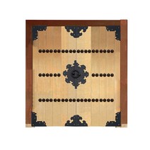 전통문양대문장식 옛날면판, 2.흑대문면판과링 3-6블랙200x200mm