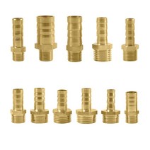스프링쿨러 황동 파이프 피팅 4mm 6mm 8mm 10mm 12mm 호스 바브 커넥터 1/8 quot1/4quot 1/2 quot3/8quot 2 개, [03] 1I2, [01] 6mm