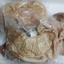 국내산 삶은 오소리감투 3마리분 (구성:오소리감투1마리분x3팩) / 소분포장 순대내장 돼지부속
