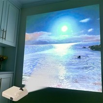 포토존 Ins 풍경 프로젝션 램프 생일 파티 배경 벽 사진 소품 바다 구름 조명 룸 장식, 16 S5 set