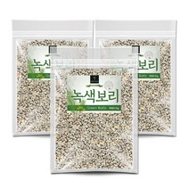 퓨어영 녹색보리 청보리 1kg 보리쌀 강호청, 3봉
