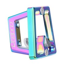 로드 자전거 카본 프레임 픽시 mtb 디스크 litepro 돼지 코 전면 선반 마운트 캐리어 파니에 블록 브래킷 브롬톤 접이식 용 가방 랙, 화려한