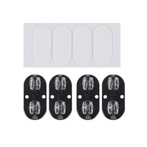 볼캐스터 볼 트랜스퍼 롤러 케스터 트렌스퍼 Self Adhesive Caster Wheels Non Swivel Noiseless for Storage Box Trash Can, 01 Black