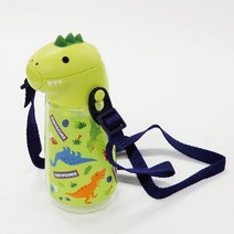 다이노사우르스 다이컷 빨대물병 420ml 끈, 상세페이지 참조