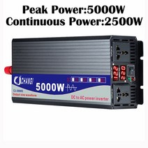 인버터 컨버터 순수 사인파 가정용 자동차 전력 변환기 태양 에너지 DC 12V 24V 48V 60V 에서 AC 110V 220V 50HZ 60HZ 2000W 3000W 4000W, 5000W+12V+Universal 230v 60hz