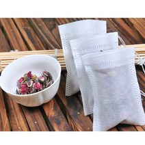 티백파우치 100개 허브 향신료 커피 필터 차 원두 백, 5x7100개