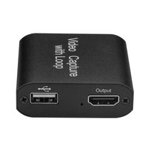 비디오 캡쳐보드 카드 HDMI 방송장비 usb 3.0 지원 마이크 hd 4k 라이브, 루프 포함