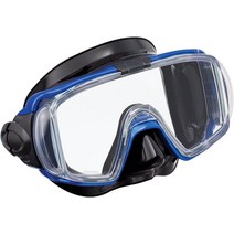 TUSA Sport UM31 스노클링 마스크 스킨스쿠버 잠수경 다이빙 마스크, 블랙 메탈릭 블루