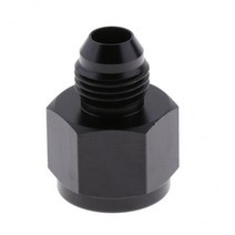 DAMMAIDDAO 2x 8AN Femlae-6AN Male 감소 호스 알루미늄 AN8-감속기 연료 오일 라인 어댑터 검정색, 블랙