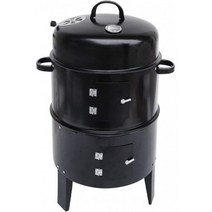 SUGGEST훈제기 바베큐그릴 1대 2역 온도계포함 약 40cm