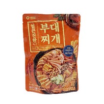 [트윈스몰] 샘표 얼큰진한 부대찌개 육수 400g, 5개