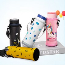 엔템 물병 파우치 물통 주머니, 블랙, 1개