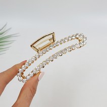 메탈 진주 큐빅 올림머리집게핀 반머리 사각 라운드 바나나 꼬임 헤어 집게핀