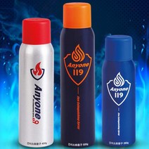 차량용 스프레이 강화액 소화기 가정용 휴대용 캠핑용 간이소화기 애니원119, 미디움(450g)