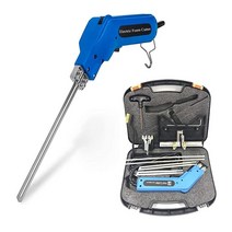 110V 전기 핫 폼 커터 나이프 그루빙 와이어 스티로폼 조각 도구 키트 블레이드 슬로팅 보드 DIY 조각 (풀 세트), Full set
