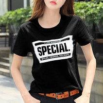 100172C SPECIAL 여름 기본 레터링 여자 반팔티