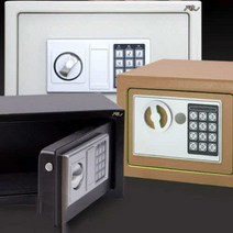 간이 미니 작은 돈 금고통 개인 금고 비상금 귀중품 보관함 돈통 차량 가정용 디지털 소형 개인용, 화이트