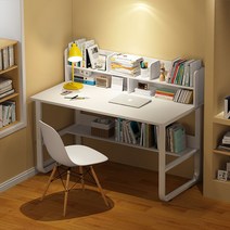 초등학생 아이 키즈 책상 아이방 플레인 의자 세트, 80x50x103 라이트 우드 선반 세트