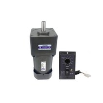 유도전동기 6IK200RGU-CF 200W 220V 단상 AC 기어 감속 속도 제어 모터 가역 + 속도 조절기, 3.173RPM