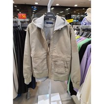 클라이드앤 클라이드 후드 탈부착 카키 항공점퍼 FLCJP351U