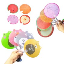 PKFARM 10P 동물 과일 여름부채 사은품부채 손부채, 다람쥐, 1개*(10P)