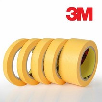 보수용테이프 3M 244 옐로우 뉴 내열 마스킹테이프 20mm X 50미, 색상:[색상]본상품
