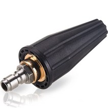 래칫압력 와셔 팁 터보 노즐 1/4 인치 퀵 커넥트가 있는 회전 2000 PSI 오리피스 2.5, 01 보라색