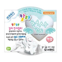 어린이 EQ향상 점토놀이 천사점토30g 하양, 단품