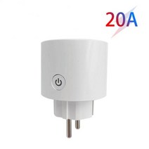 스마트플러그 누전차단 소켓 20A 16A ZigBee Tuya Wifi 스마트 플러그 EU 전원 모니터 포함 Smart Life App 원격 제어 무선 Alexa Google 홈, [01] 220-250V, [01] 20A plug