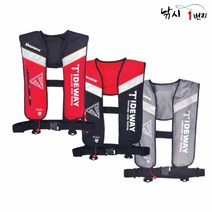 바낙스 팽창식 구명조끼 3300(O타입) 자동 팽창식 구명조끼 바다 낚시 구명조끼, 3300 GRA(O타입)